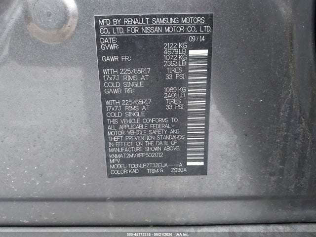 Nissan Rogue S