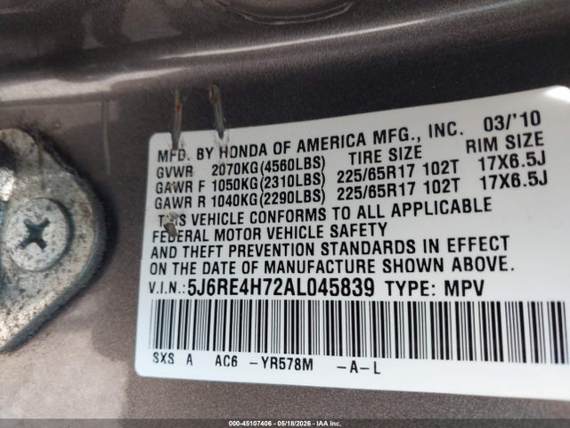 Honda CR-V Ex-l