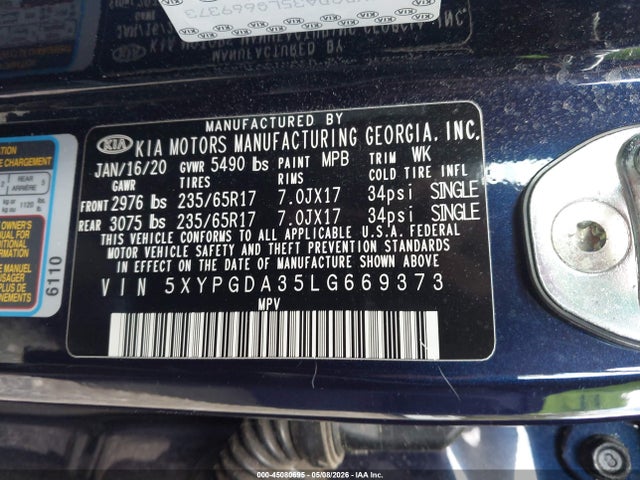 Kia Sorento 2.4l Lx