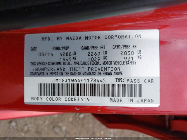 Mazda Mazda6 I Grand Touring