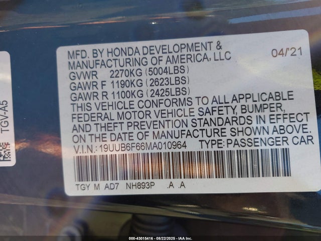 Acura TLX Advance Package