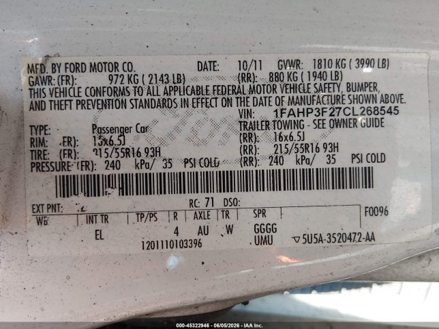 Ford Focus Se