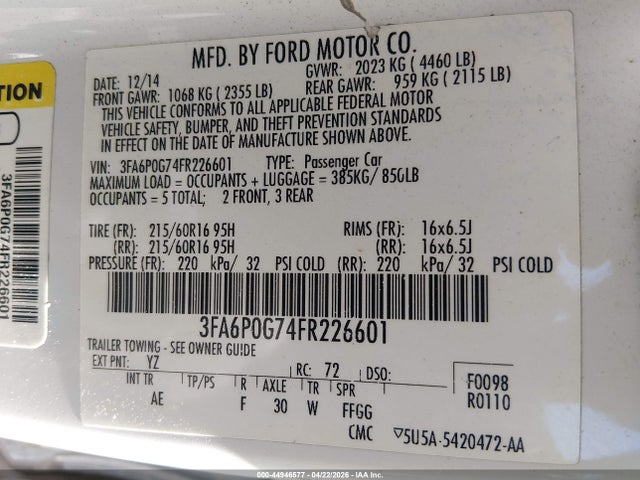 Ford Fusion S