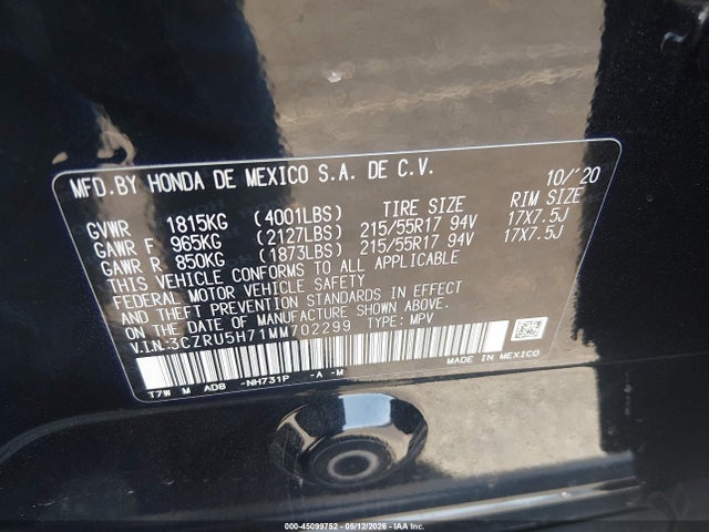 Honda HR-V 2wd Ex-l