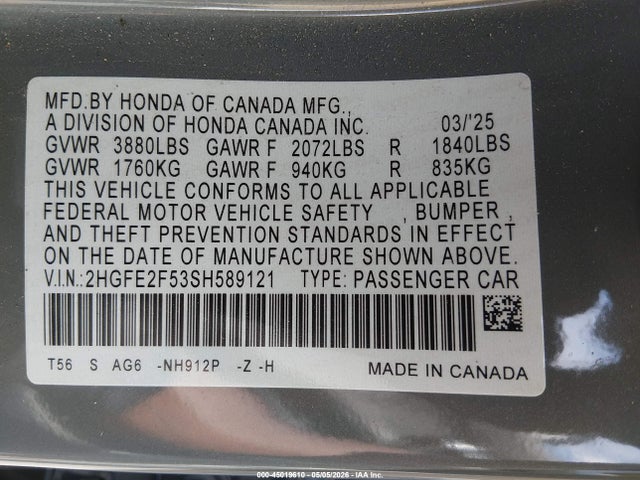Honda Civic Sport