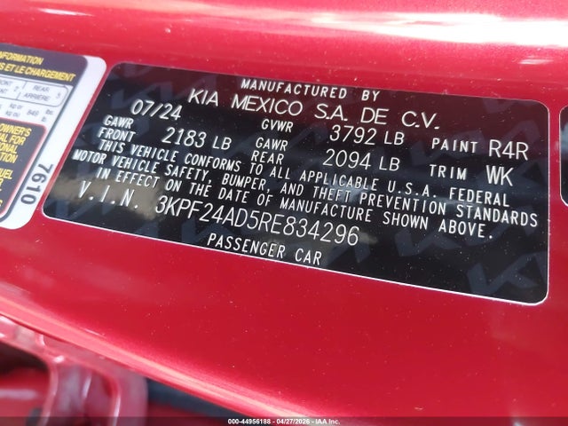 Kia Forte Lxs