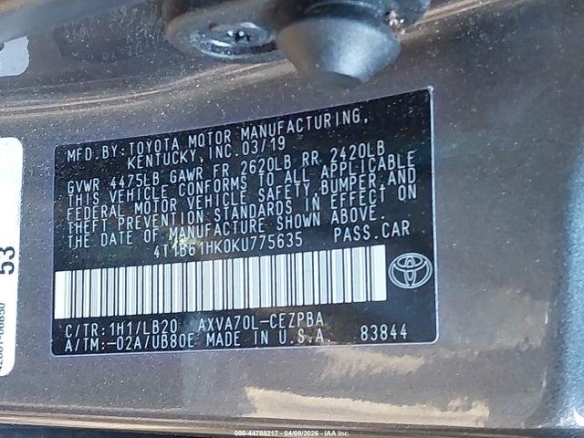 Toyota Camry Xse