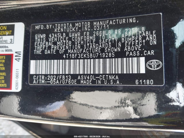 Toyota Camry Le