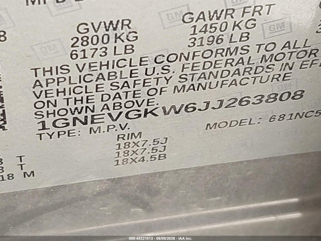 Chevrolet Traverse 1lt