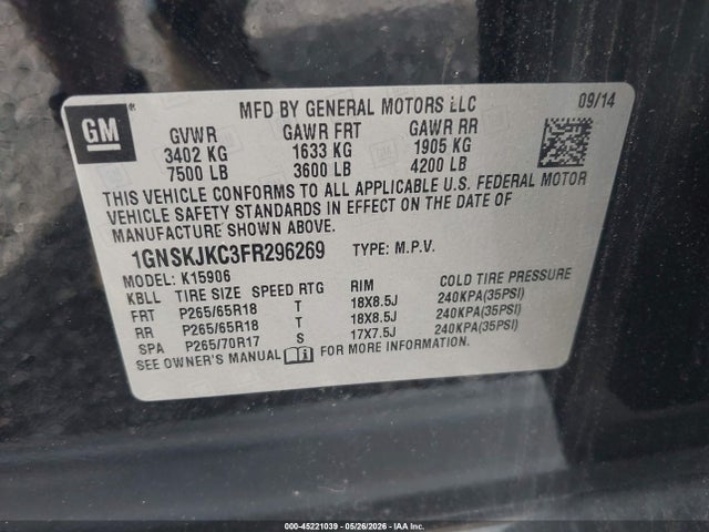 Chevrolet Suburban 1500 Lt