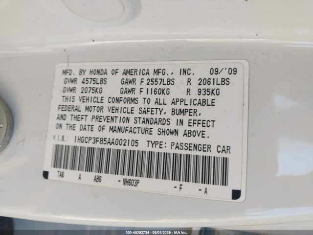 Honda Accord 3.5 Ex-l