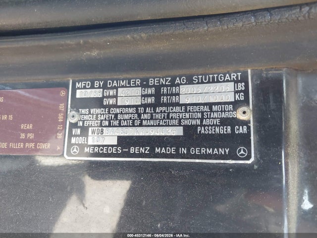 Mercedes-Benz 560 Sl