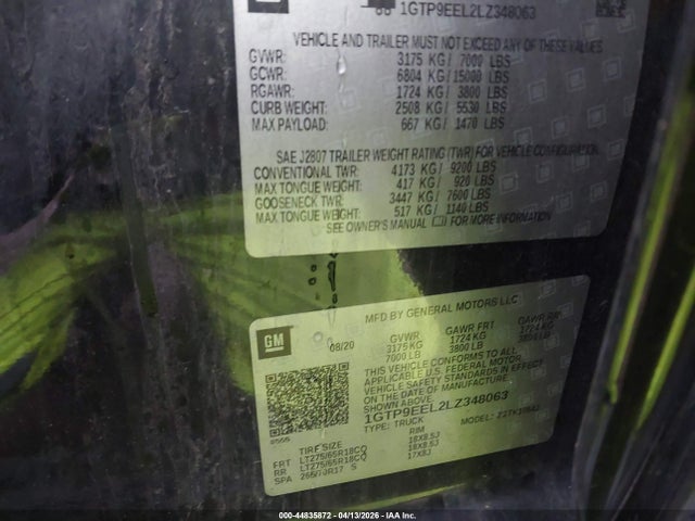 GMC Sierra 1500 4wd  Short Box At4