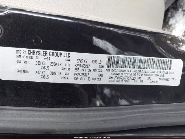 Dodge Grand Caravan Sxt