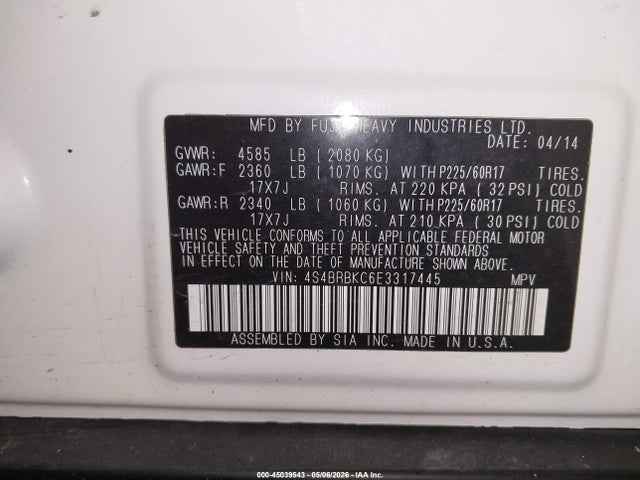 Subaru Outback 2.5i Limited