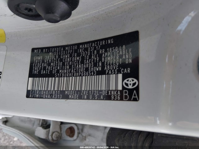 Toyota Corolla Le