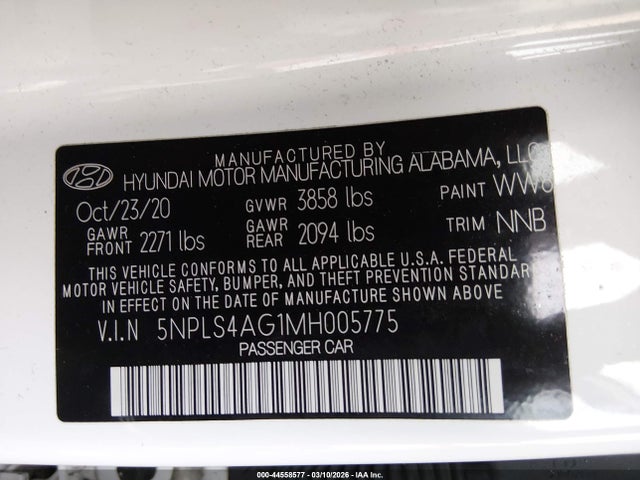 Hyundai ELANTRA Sel