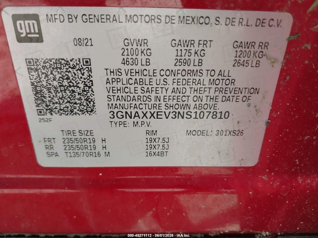 Chevrolet Equinox Awd Premier