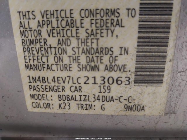 Nissan Altima Sl Fwd