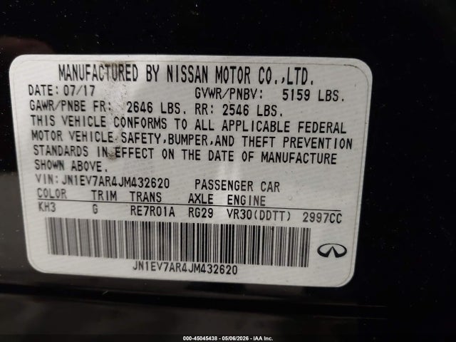 INFINITI Q50 3.0t Luxe