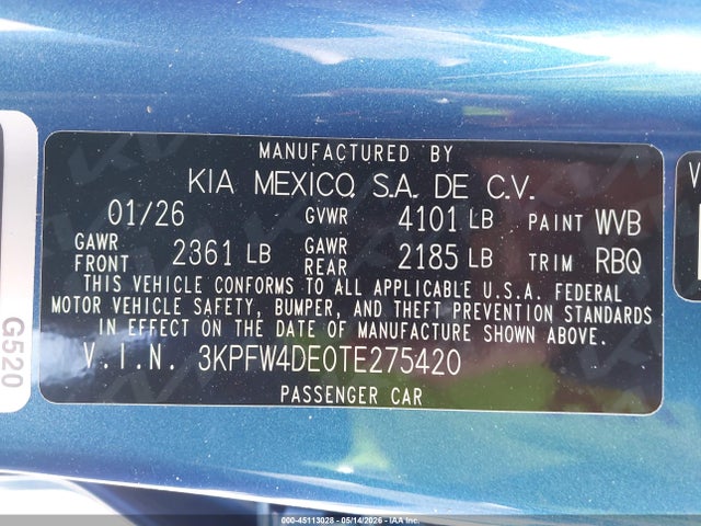 Kia K4 Gt-line