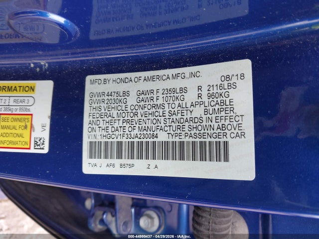 Honda Accord Sport