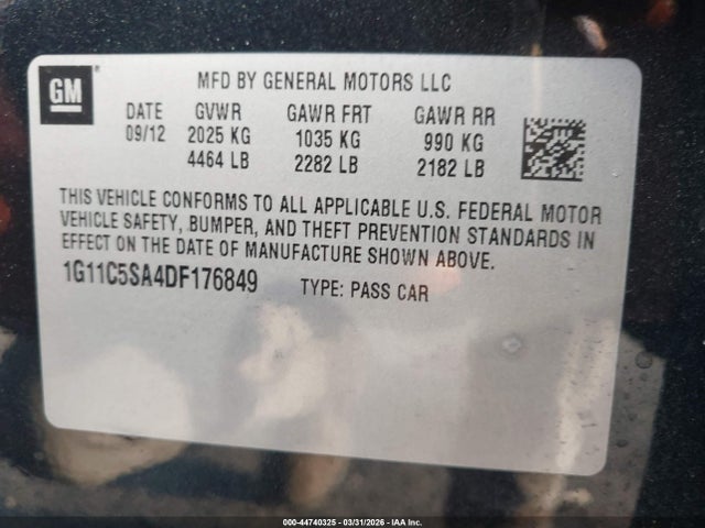 Chevrolet Malibu 1lt