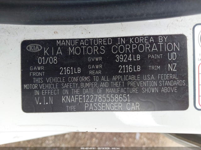 Kia Spectra Ex