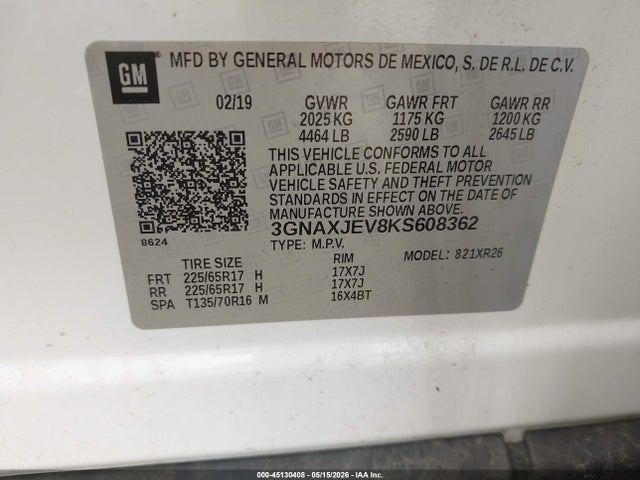 Chevrolet Equinox Lt