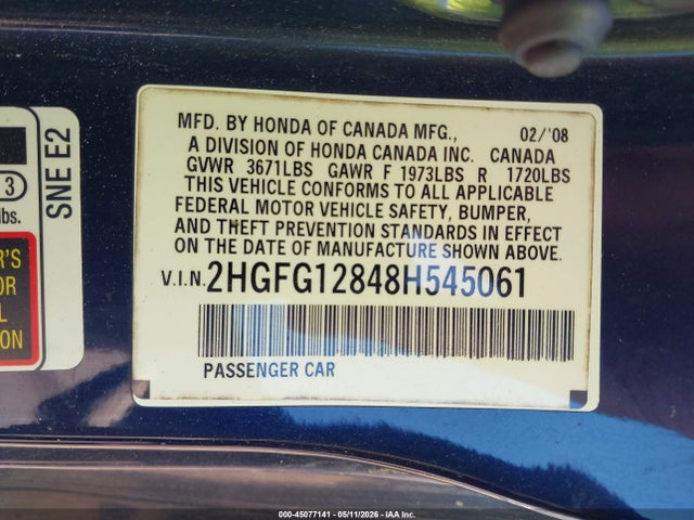 Honda Civic Ex