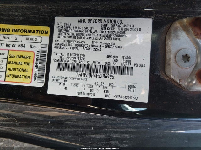 Ford Mustang Ecoboost Premium