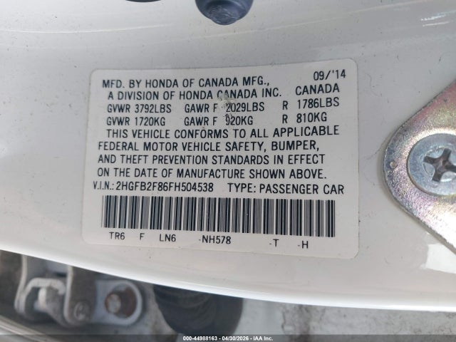 Honda Civic Ex