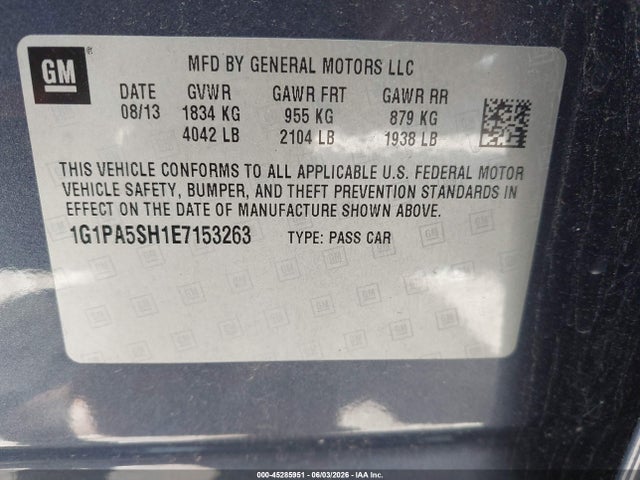 Chevrolet Cruze Ls Auto