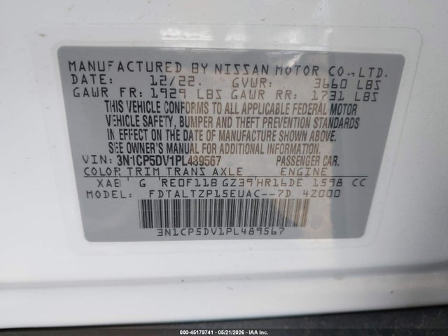 Nissan Kicks Sr Xtronic Cvt