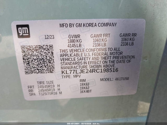 Chevrolet Trax Fwd 2rs