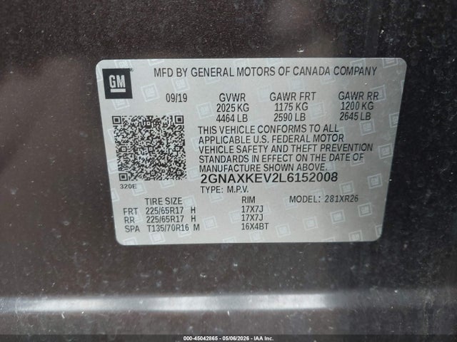 Chevrolet Equinox Fwd Lt 1.5l Turbo