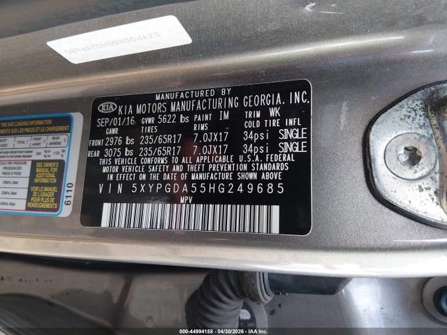 Kia Sorento 3.3l Lx