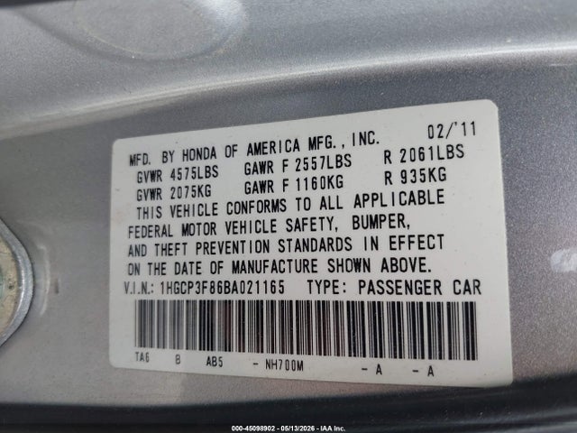 Honda Accord 3.5 Ex-l