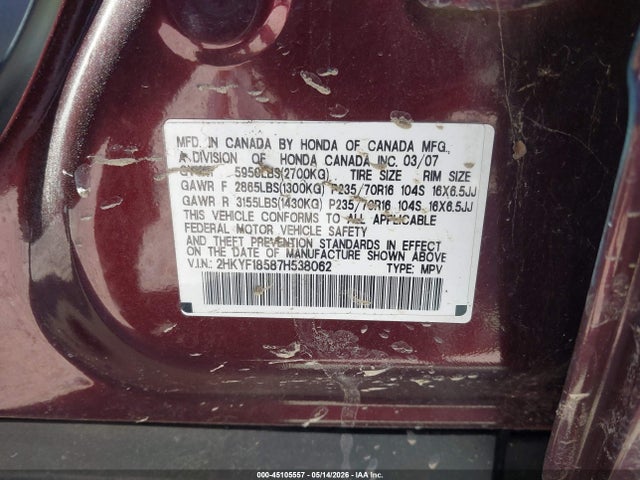 Honda Pilot Ex-l