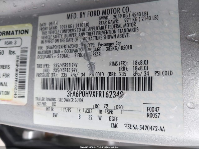 Ford Fusion Se