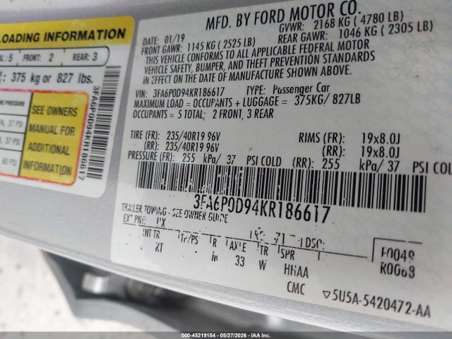 Ford Fusion Titanium