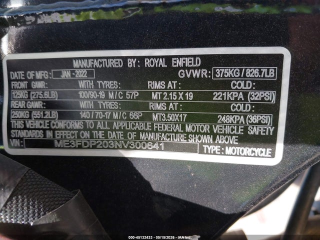 Royal Enfield Motors Meteor 350