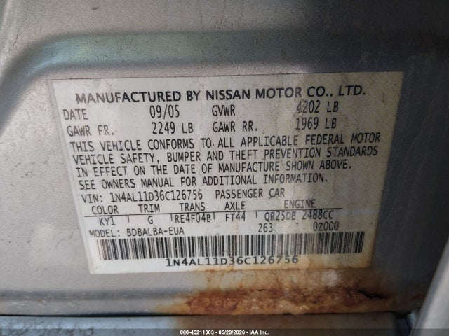 Nissan Altima 2.5 S