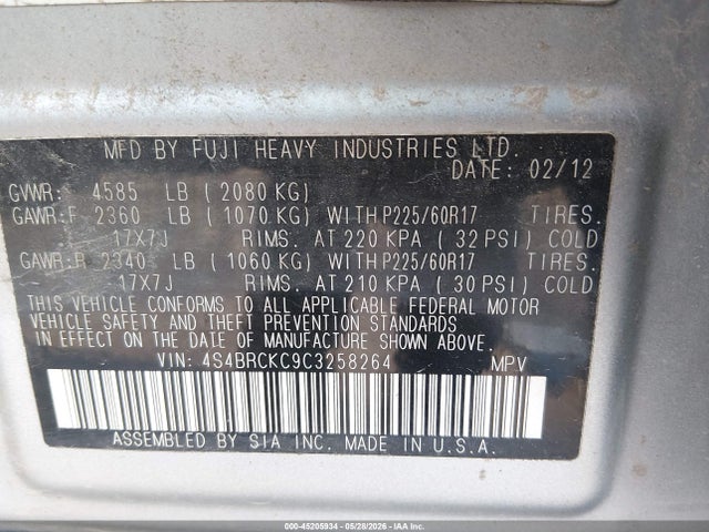 Subaru Outback 2.5i Limited