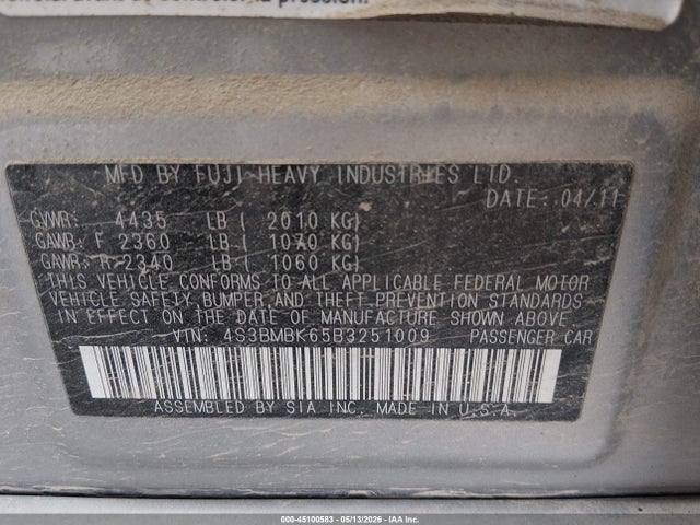 Subaru Legacy 2.5i Limited