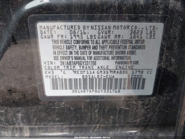 Nissan Sentra S