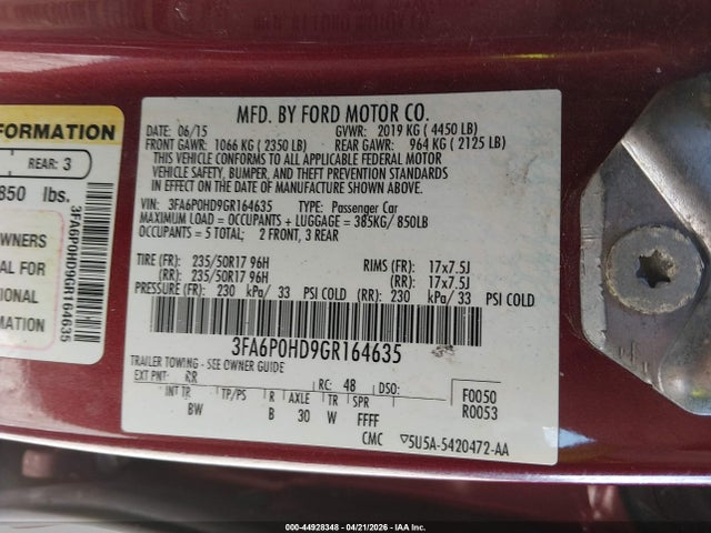 Ford Fusion Se