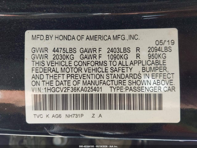 Honda Accord Sport 2.0t