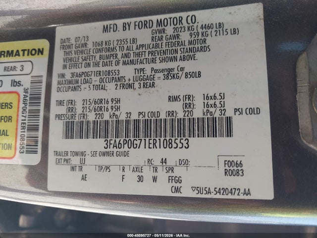 Ford Fusion S