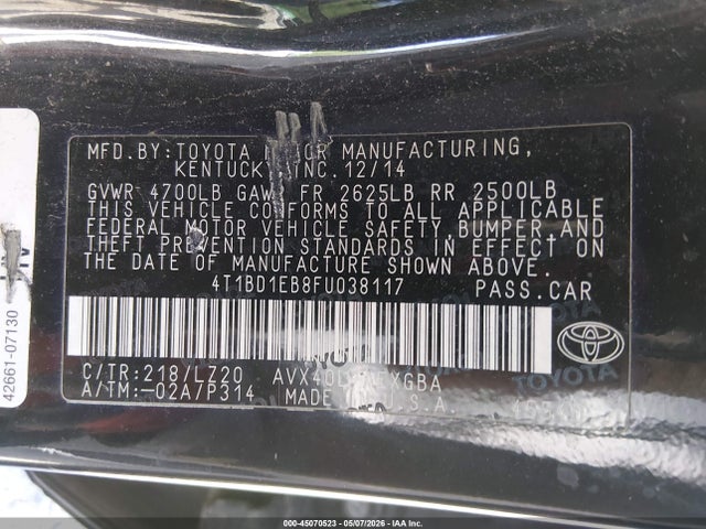 Toyota Avalon Hybrid Xle Premium